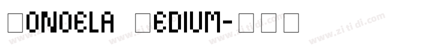 Monoela Medium字体转换